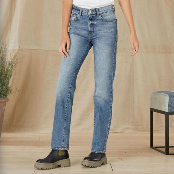 DL1961 Patti Straight Leg Jeans - Picture 1 of 13